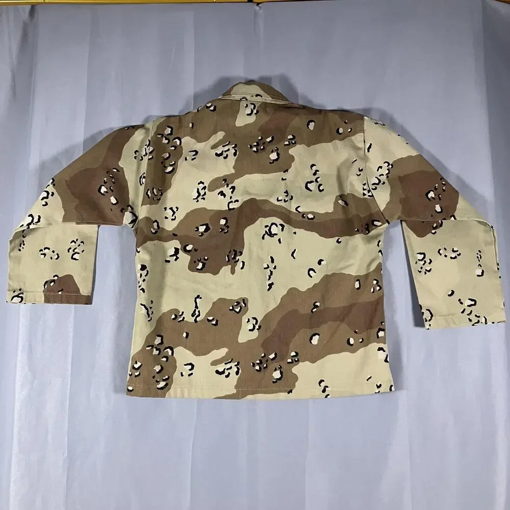 TRU-SPEC Jacket Youth 14 Tan Brown Desert‎ Camo BDU Field Coat Utility 4 Pocket